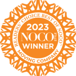 Logo: 2023 Readers' Choice Best Moving Company of Northern Colorado